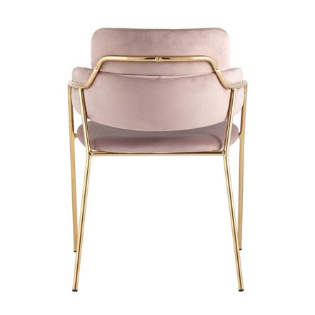 Полин велюр розовый