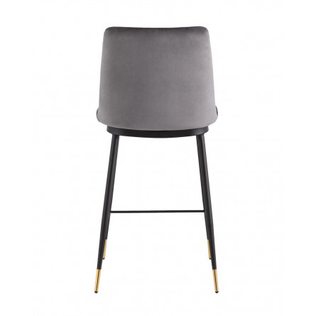 Мелисса велюр темно-серый