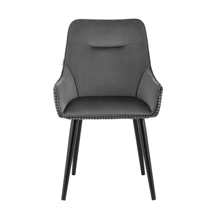 Джоан велюр серый гусиная лапка