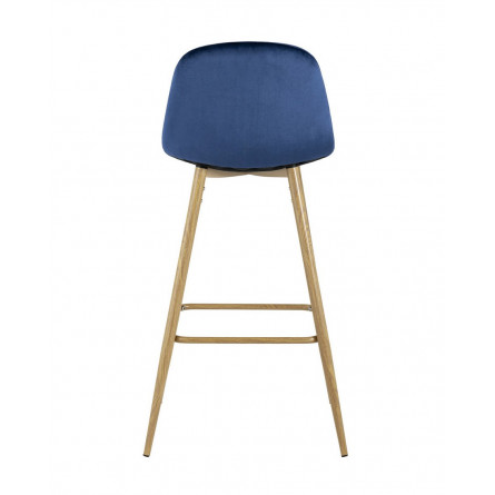 Валенсия велюр синий ножки цвет дерево