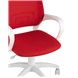 Topchairs ST-BASIC-W спинка белая сетка сиденье красная ткань крестовина белый пластик Topchairs ST-BASIC-W спинка белая сетка сиденье красная ткань крестовина белый пластик