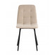 для кухни Oliver велюр бежевый ножки черные металл для кухни Oliver велюр бежевый ножки черные металл