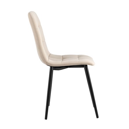 для кухни Oliver велюр бежевый ножки черные металл