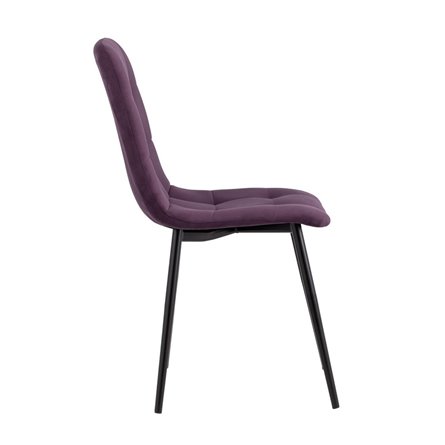 для кухни Oliver велюр фиолетовый ножки металл черные