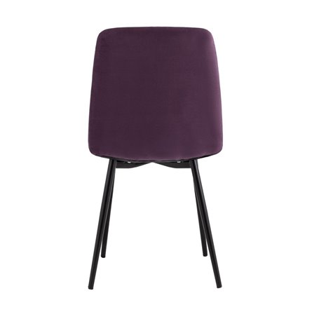 для кухни Oliver велюр фиолетовый ножки металл черные