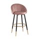 барный Наоми велюр розовый