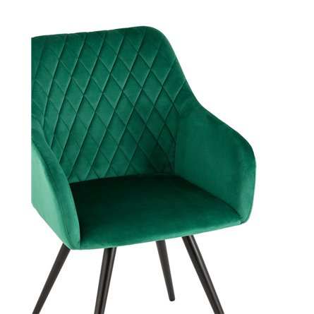 вращающийся Дастин велюр зеленый