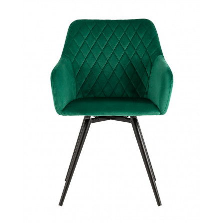 вращающийся Дастин велюр зеленый