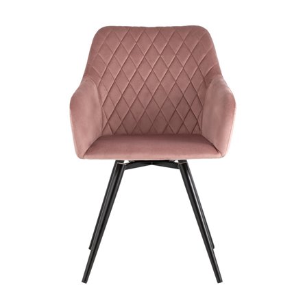 вращающийся Дастин велюр пыльно-розовый