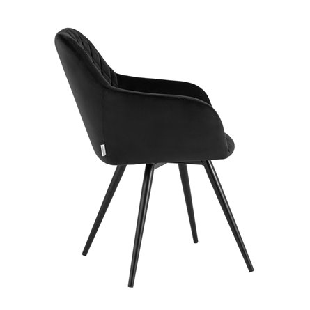 вращающийся Дастин велюр черный