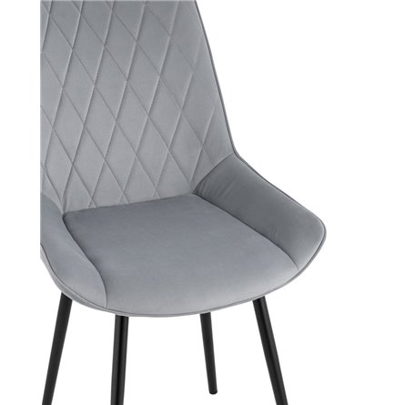 Дарвин велюр серый