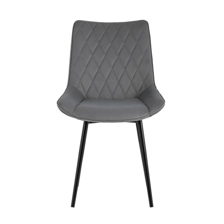 Дарвин велюр тёмно-серый