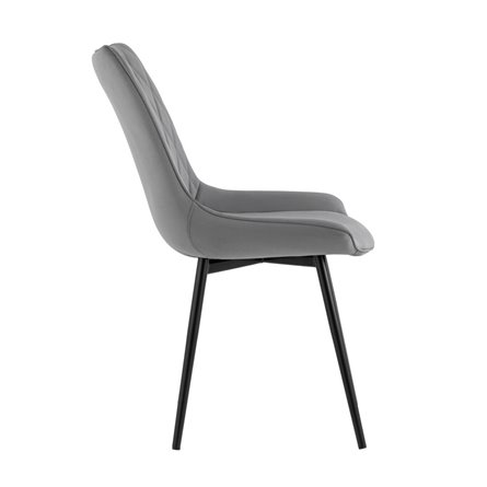 Дарвин велюр тёмно-серый