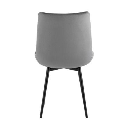 Дарвин велюр тёмно-серый