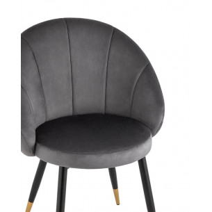 Наоми велюр серый