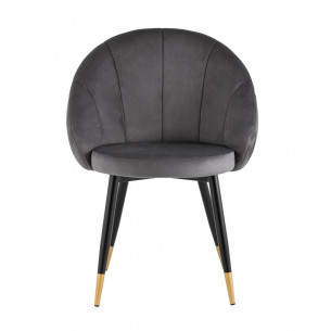 Наоми велюр серый