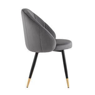 Наоми велюр серый