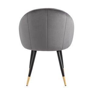 Наоми велюр серый