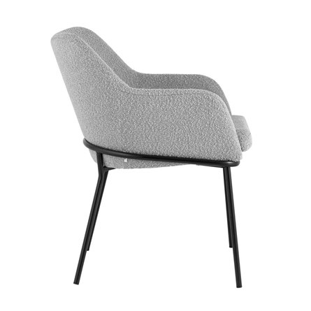 Кози ткань букле серый