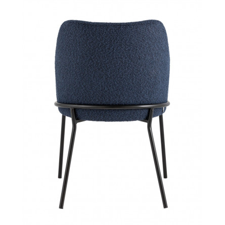 Кози ткань букле синий