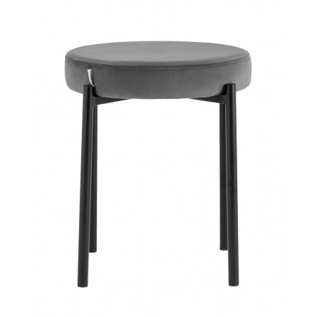 Рио велюр тёмно-серый