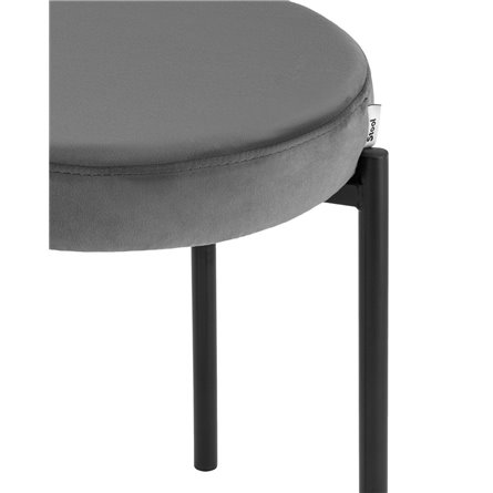 Рио велюр тёмно-серый