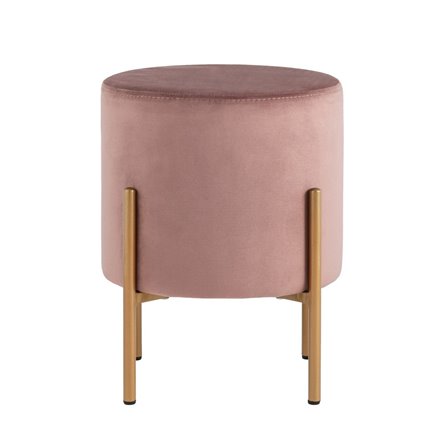 Кейси велюр пыльно-розовый ножки золото