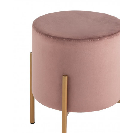 Кейси велюр пыльно-розовый ножки золото