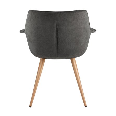 Джулиан темно-серый обивка плотная ткань, металлические ножки