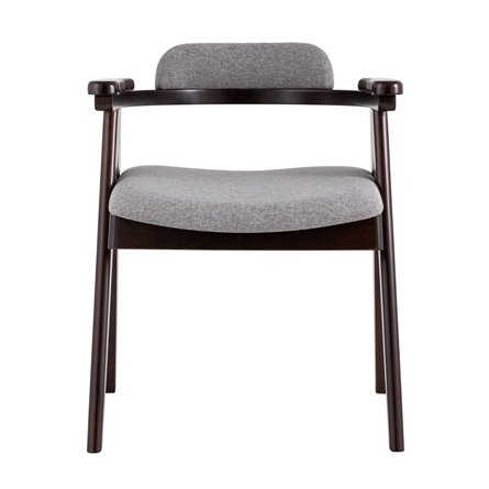 OLAV серый мягкое сиденье из ткани, каркас из натурального массива гевеи