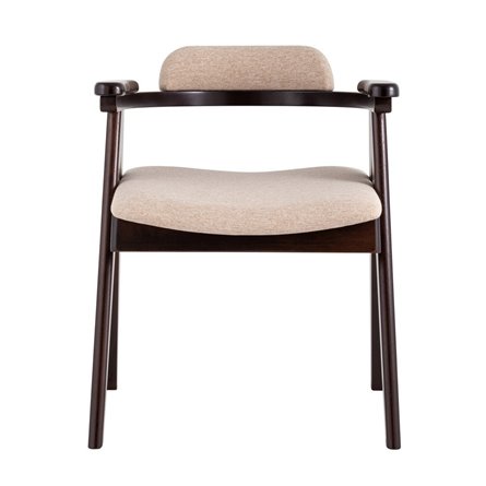 OLAV бежевый мягкое сиденье из ткани, каркас из натурального массива гевеи