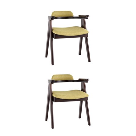 OLAV оливковый мягкое сиденье из ткани, каркас из натурального массива гевеи