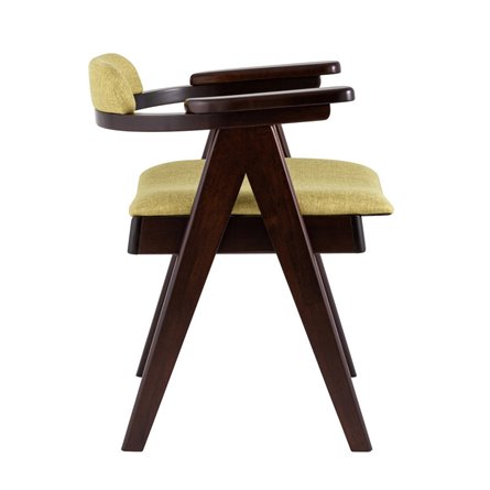 OLAV оливковый мягкое сиденье из ткани, каркас из натурального массива гевеи