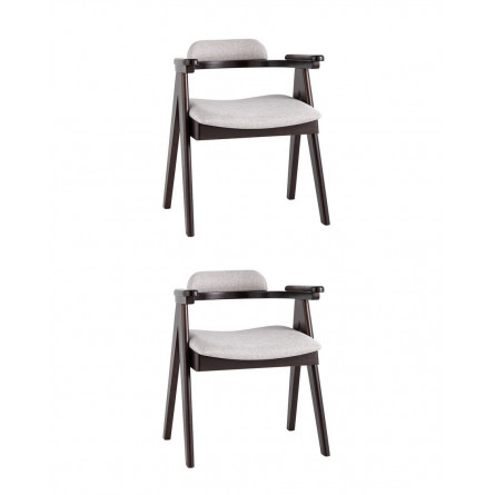 OLAV светло-серый мягкое сиденье из ткани, каркас из натурального массива гевеи