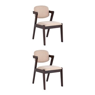 VIVA бежевый мягкое сиденье из ткани, каркас из натурального массива гевеи