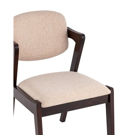 VIVA бежевый мягкое сиденье из ткани, каркас из натурального массива гевеи