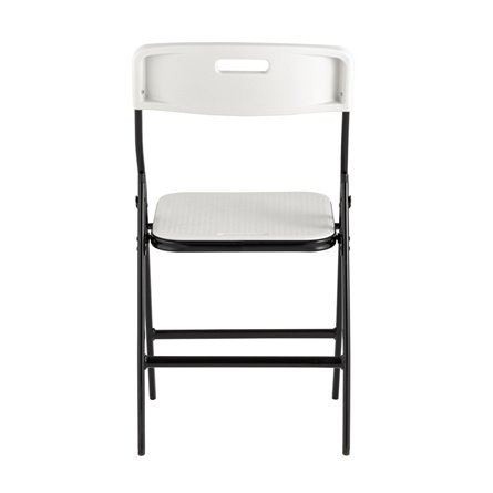 банкетный SUPER LITE белый, высокопрочный пластик, металлический каркас