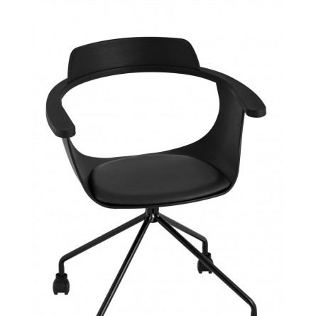 Doulton черный офисное мягкое сиденье из экокожи