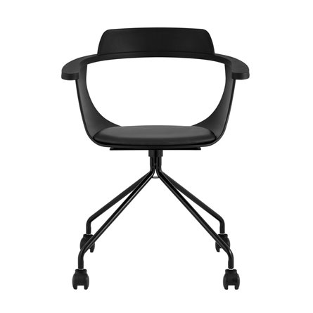 Doulton черный офисное мягкое сиденье из экокожи