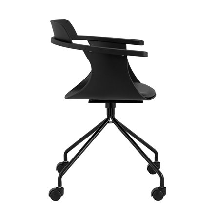 Doulton черный офисное мягкое сиденье из экокожи