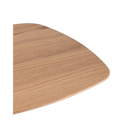 Form 60*60 светлое дерево/черный устойчивое основание из металла