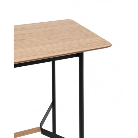 Knobb 120*60 светлое дерево каркас из металла и массива дерева