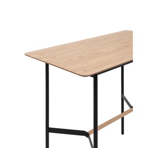 Knobb 120*60 светлое дерево каркас из металла и массива дерева