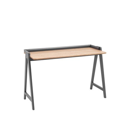 Pyramid 118*53 светлое дерево/серый каркас из массива дерева