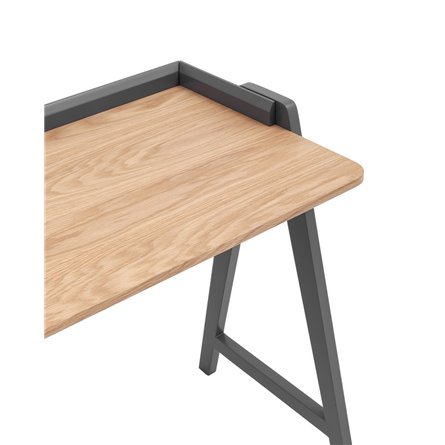 Pyramid 118*53 светлое дерево/серый каркас из массива дерева