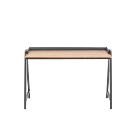 Pyramid 118*53 светлое дерево/серый каркас из массива дерева