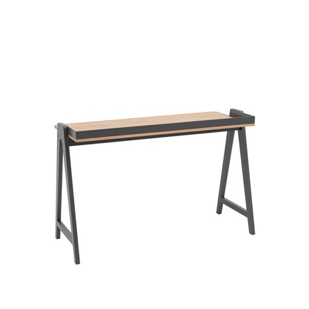 Pyramid 118*53 светлое дерево/серый каркас из массива дерева