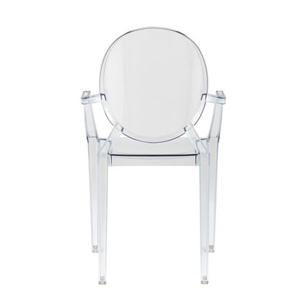 Victoria Ghost с подлокотниками прозрачный пластиковый
