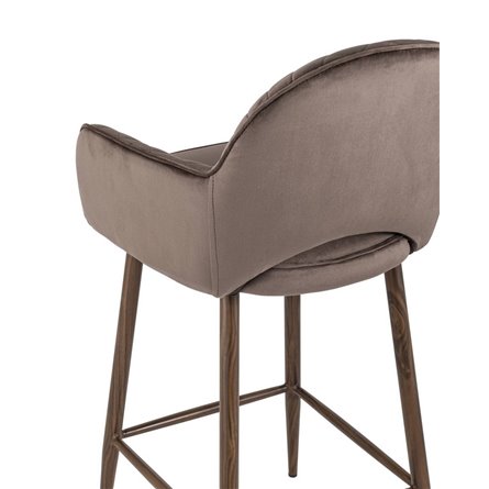 Knobb черный каркас из металла и массива дерева