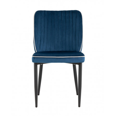 Лоренс синий, обивка мебельный велюр, ножки металлические